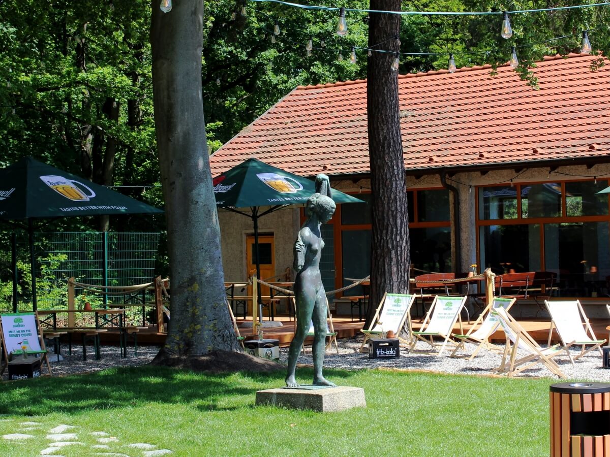 Location am Wasser: Strandbad Wendenschloss, Sonnenstühle