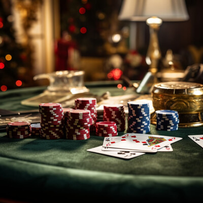 Bild eines Casino-Tischs bei einer Casino Party ? außergewöhnliche Spielidee zur Weihnachtsfeier 