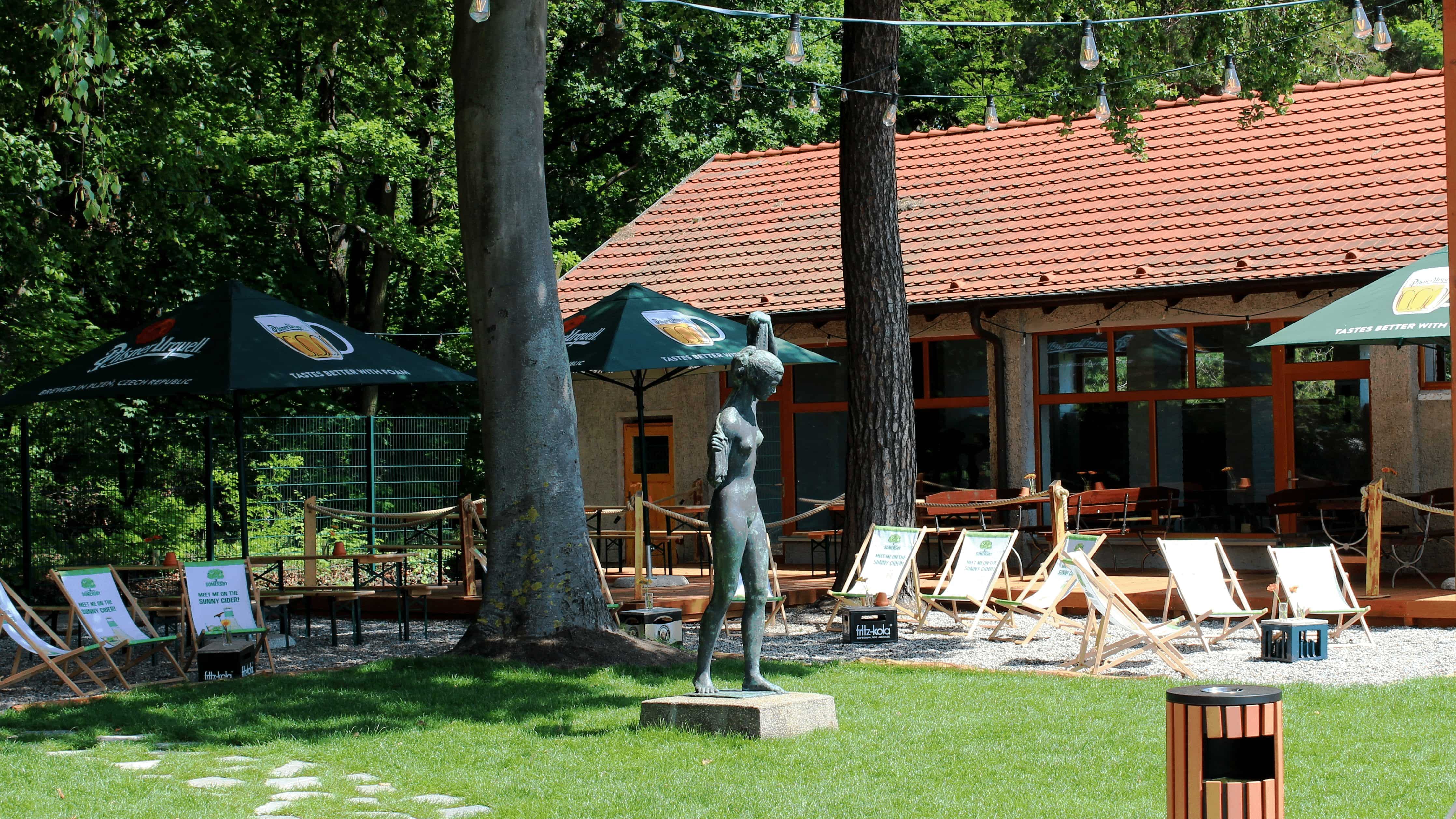 Location am Wasser: Strandbad Wendenschloss, Sonnenstühle