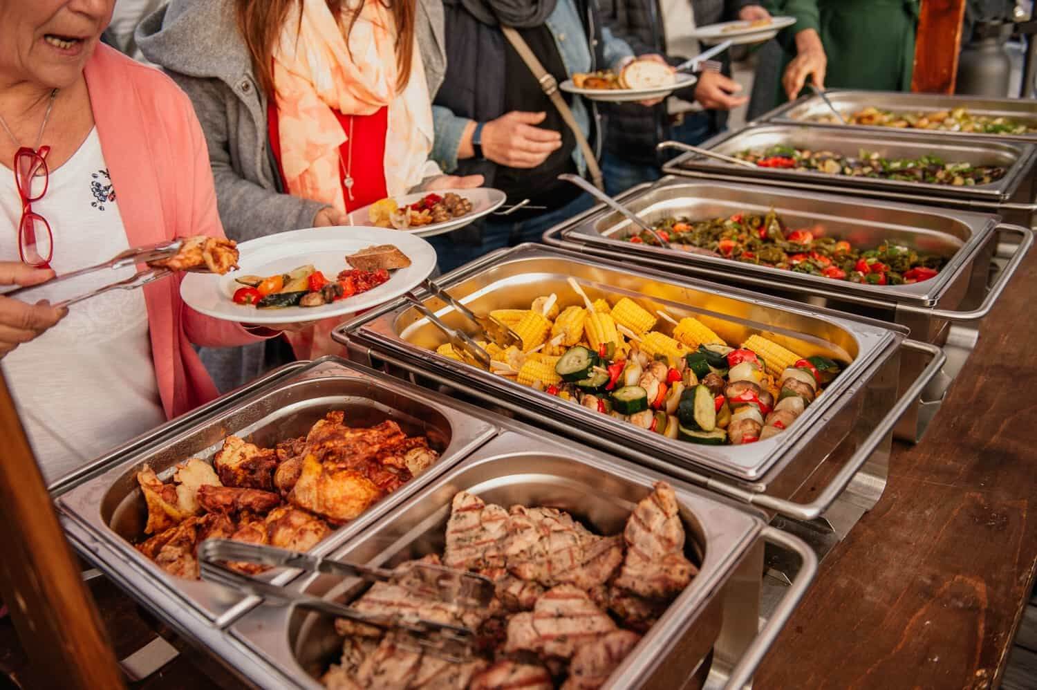 klassisches Buffet