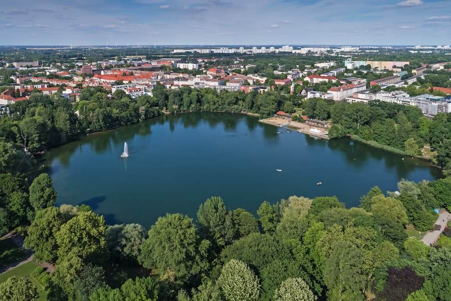 Weißer-See in Berlin-Weißensee